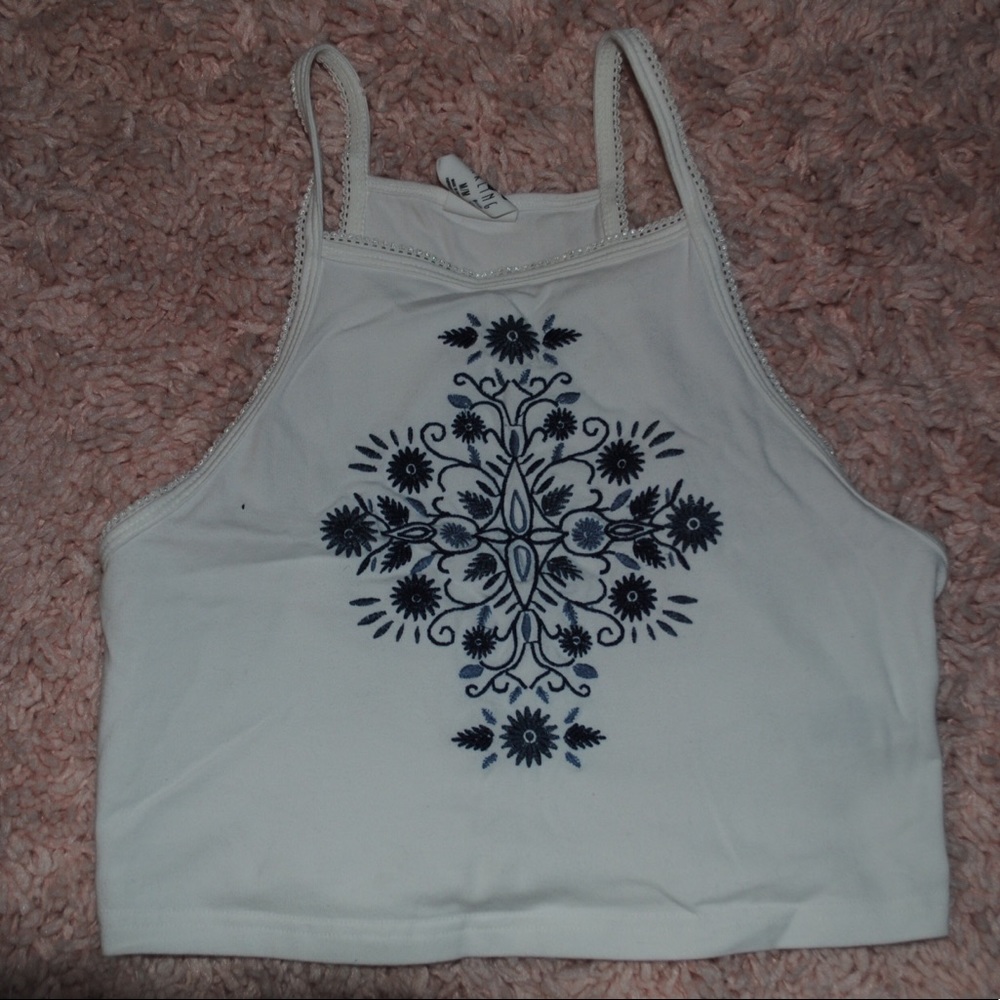 Stitches Crop Top